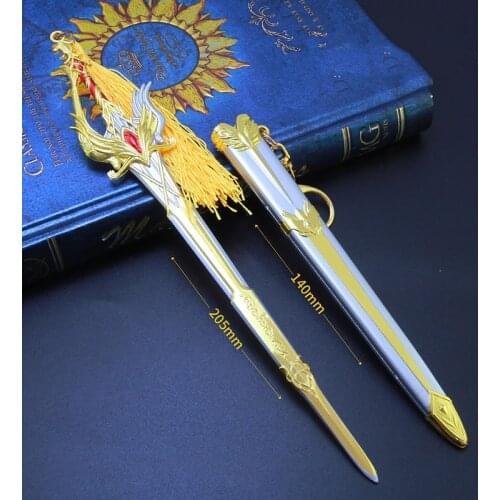 Doula Continent Game Related Products 22cm Genji Qianrenxue Sacred Sword Alloy Sword Weapon Model Holiday Gift Crafts Ornaments