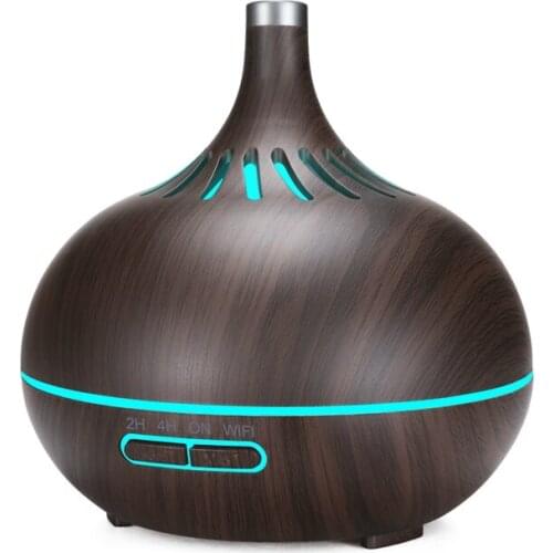 Smart WiFi Air Humidifier Essential Oil Diffuser Works with Alexa & Google Home Deep Wood EU Plug