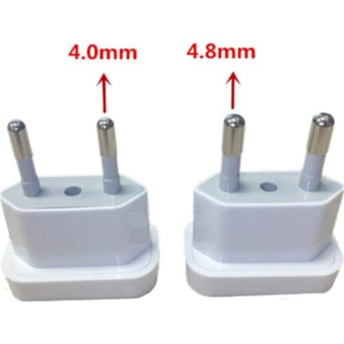 EU Plug US to EU Plug Adapter Electrical Converter Sockets US China Travel Adapter EU AC Charger Outlet Wall Socket