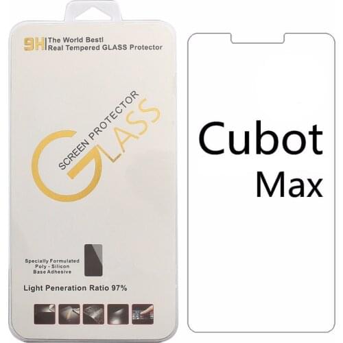 For Cubot Max Tempered Glass 9H 2.5D High Quality Protector Film