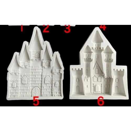 Princess Castle Sugar Silicone Mold