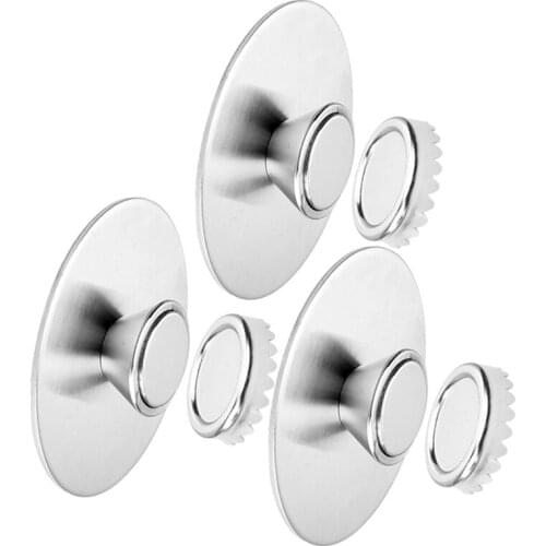 3Pcs Soap Holders Magnetic Soap Holders Bathroom Wall Hanging Soap Suction Cup Rack for Daily Use Bathroom Supplies
