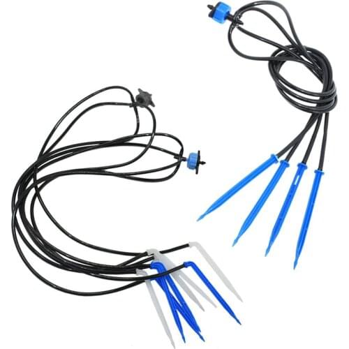 4L 8L 4-way arrow drip system emitter irrigation system micro flow dripper For Water Saving Irrigation greenhouse 1set
