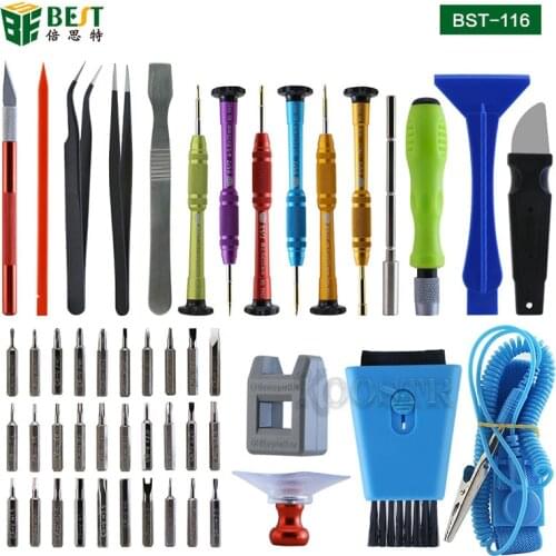 BST-116 Spudger Pry Opening Tool Screwdriver Set Mobile Phone Repair Tools Kit For IPhone IPad Samsung Cell Phone Hand Tools Set