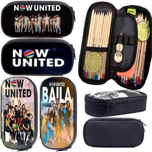 Now United Pencil Case Students Pencil Holder For Kids Boys School Supplies Case Girls Makeup Case Multifunction Pen Bags Pouch