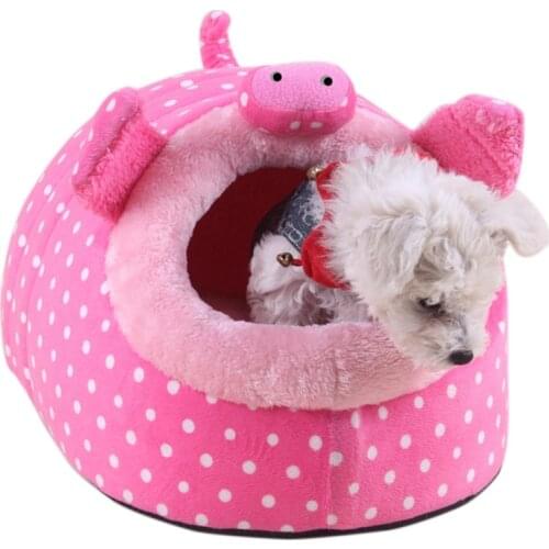 Small Pet House For Hamster Accessories Winter Warm Bed Mouse Cotton House Small Animal Nest For Rodent/Guinea Pig/Rat/Hedgehog