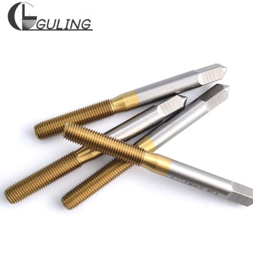 GULING HSSE With Tin Forming Tap M8 M9 M10 M12 M14 M16 M18 M20 X0.5 X0.75 X1 X1.25 X1.5 Machine Screw Fine Thread Taps
