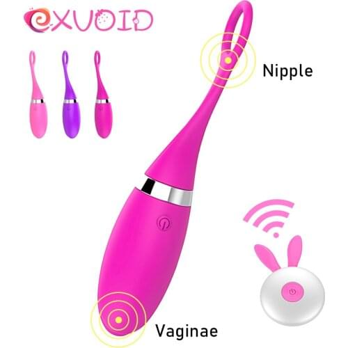 EXVOID Adult Toys For Couples Silicone Clitoris Stimulator Dildo G Spot Massager Wireless Vagina Eggs Vibrator Remote Vibrator