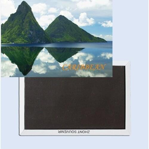 Caribbean Tourist Souvenir 26326 Rigid Hard Magic fridge Magnets Gifts For Friends