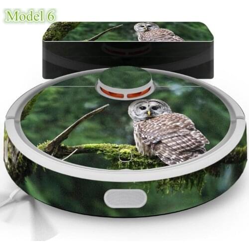 1 Piece Owl Style Sticker for XIAOMI MI Robot Vacuum Cleaner Beautifying Protective Film,7 model for choose