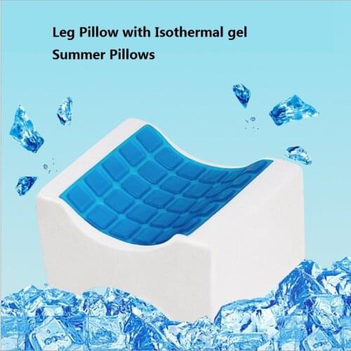 Orthopedic leg Pillow for Sleeping Memory Foam Leg Positioner Pillows Knee Support Cushion between the Legs travel pillow