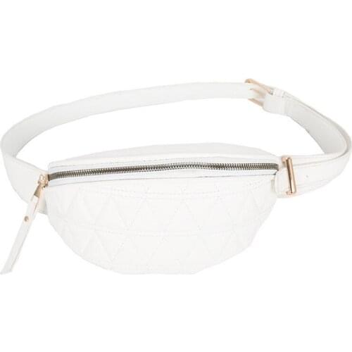 2021 Waist Pack Women Belt Bag Crossbody Bag PU Casual Chest Packs