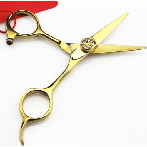 Professional Japan 440c steel 4 inch hair scissors eyebrow Cutting make up scissor hair shears brow berber hairdressing scissors