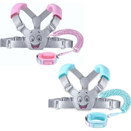 2.5M Child Safety Anti-lost Wristband Harness Leash Adjustable Anti Lost Traction Rope 2 In 1 Kids Traction Rope Strap Bracelets