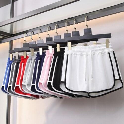 Women shorts thin plus size 2020 new summer female shorts teenage girl black blue pink red white gray Korean style 4XL 5XL S08