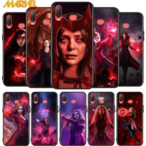 Scarlet Witch Marvel for Samsung Galaxy A9 A8 Star A750 A7 A6 A5 A3 Plus 2018 2017 2016 Silicone Black Phone Case Soft Cover