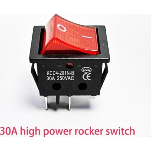 30A welding machine KCD4 ship type switch 4 feet high current high power 2 files with lights 250V