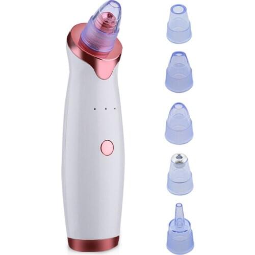 USB Rechargeable LED Pimple Remova Vacuum Suction Facial Tools Blackhead Remover Face Pore Vacuum Skin Care Acne Pore