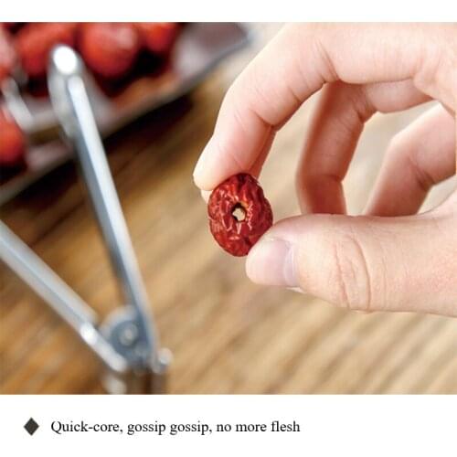 Stainless Steel Pitter Remover Separator Seed Remove Pit Tool Cherry Fruit Kitchen Cherry Haw Date Pit Digging Kitchen Gadgets