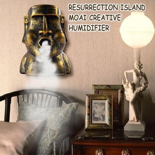 Easter Island Humidifier Natural Home Fragrance Diffuser Interesting Moai Statues Humidifier For Home Office can CSV