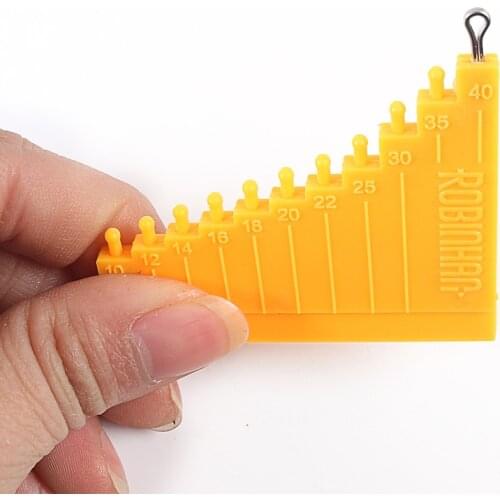 1PCS Carp Fishing Accessories Hair Gauge for Carp Hair Rig Measurement Tool Carp Coarse Method Feeder Fishing Tackle