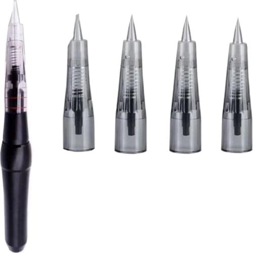 1pcs Wenxiu Tattoo Needle Microblading Machine Tattoo Needles Permanent Makeup Accessories Supplies Transparent Eyebrow Tattoo