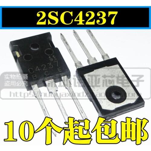 10pcs/lot New 2SC4237 C4237 1200/800V 10A 150W High Power Transistor TO-247