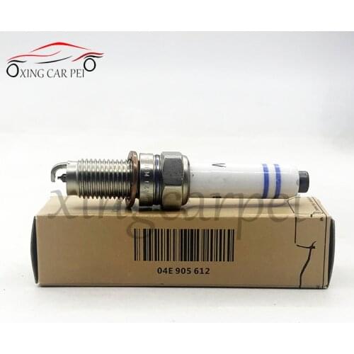 4pcs 04E905612 Spark Plug fit for Audi A1 A3 Q3 for VW FOR 024140512 ZKER6A-10EG PZKER7A8EGS 94968 BUJIA ignition plug