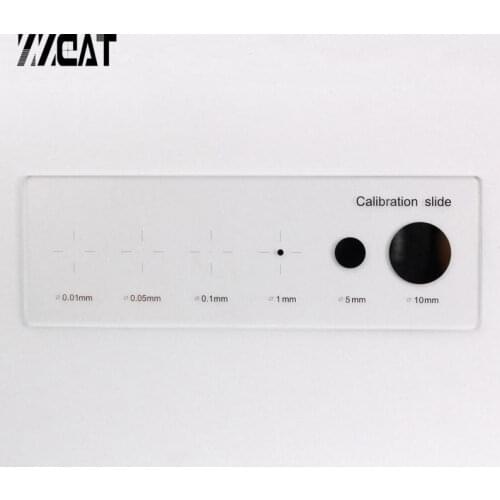 970 Microscope Stage Micrometer Multifunction Differentiation Plate Calibration Slide for Microscope