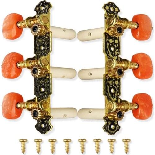 Alice Classical Guitar Plated Tuners Guitar Machine Heads AOS-020HV2P Tuning Keys Pegs String Tuners Pegs for Guitar Accessories