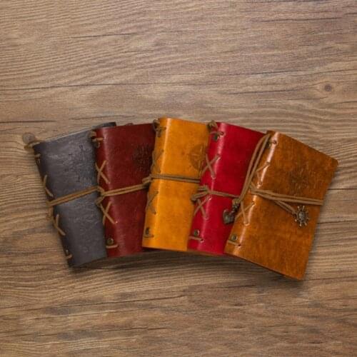 Notebook Vintage Multipurpose Faux Leather Retro Diary Journal for Writing Notepad Birthday Gift Student stationery