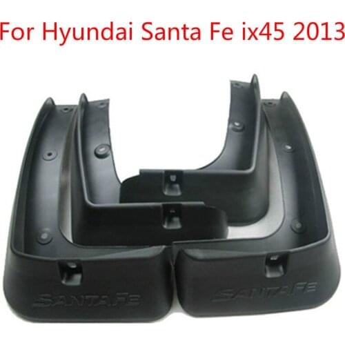 Soft plastic Mud Flaps Splash Guard For Hyundai ix45 2013 Car-styling