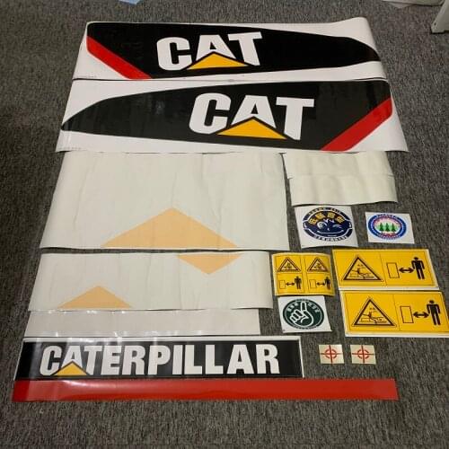 Excavator Stickers CATERPILLAR E306E2 E307D 312D 320C 323DL excavator complete sticker set