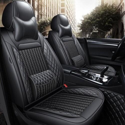 Four Seasons available Car Seat Covers For Peugeot 206 207 301 307 408 Ice silk/leather Auto accessories automotive coche goods