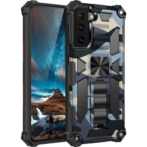 Funda Case for Samsung Galaxy S20 Ultra S21 Plus S21+ Note 20 Ultra A32 A52 A72 A51 A71 Camouflage Armor Coque Phone Case Cover
