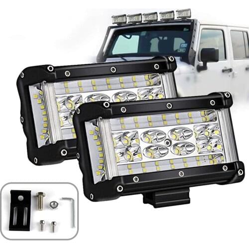 Dual Colorful Super Quality 22W 4x4 Car off road offroad Motorcycles IP67 LED Driving Work with Side Lights Pods for Cars Trucks