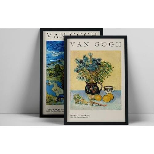 Van Gogh Abstract Tree Landscape Canvas Poster Famous Classic Still Life Wall Art Prints Pictures Modern Art Living Room Decor