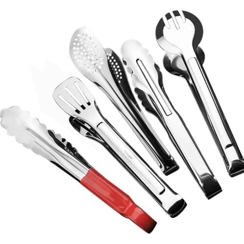 Stainless steel CookwareCooking Tools Kitchen Baking Tool Kit Utensils Kitchen Accessories BBQ Tongs ice sugar coffee clips