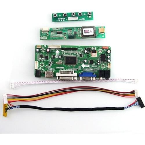 M.NT68676 LCD/LED Controller Driver Board(HDMI+VGA+DVI+Audio) For LP154WX4-TLC1 B154EW02 1280x800 LVDS Monitor Reuse Laptop