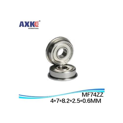 MF74ZZ SMF74ZZ F674 FL74ZZ stainless steel 440C ball bearing 4*7*8.2*2.5*0.6mm miniature bearing with flange