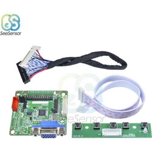 MT6820-B Universal LCD Monitor Screen Driver Controller Board LVDS Cable Expansion Board Module for Arduino with Wire 5V 10"-42"