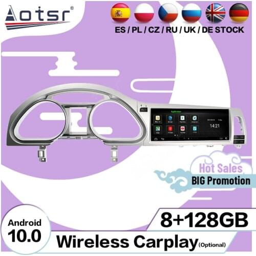 8+128GB Multimedia Stereo Android 10 Player For Audi Q7 2005 2006 2007 2008 2009 GPS Navigation Auto Car Radio Video Head Unit
