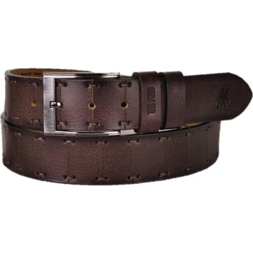 TRG POLO TRG0200 GENUINE LEATHER MEN BELT FOUR DIFFERENT COLORS