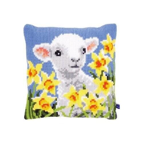 Latch Hook Cushion Kits Cartoon goat ball Pillows Wedding Decoration Kits for Embroidery Unfinished Latch Hook Pillow Case