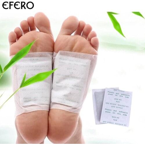 EFERO 50pcs Detoxify Toxins Foot Patches Detox Pads for Feet Spa Health Body Care Cleansing Detox Foot Patch Better Sleep