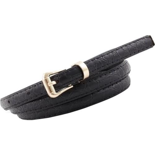 Best YBT Women Belt Imitation Leather Pin Buckle Belt Serpentine Slender Fashion Individual Dresses Decoration Womens Belts