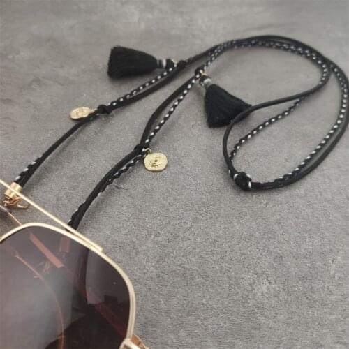 Fashion Face Mask Lanyard Womens Neck Golden Chain Holder Men Leather Crod for Glasses Strap Sunglasses Cuelga Mascarillas