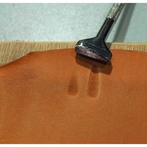 Alloy material vertical Thumb pattern -Hand-work unique design carving punches stamp craft leather working tools