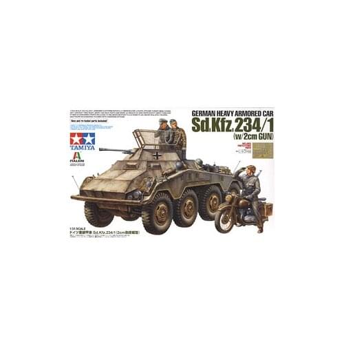 TAMIYA 37019 Germany Sd.Kfz.234 / 1 wheeled heavy armored reconnaissance vehicle