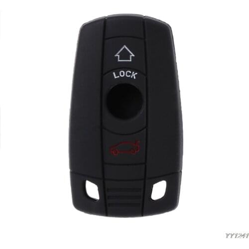 High Guality Car Accessories Silicone Car Remote Key Shell Fob Cover Case For BMW X1 X5 3 5 Series E90 E91 E92 E60 car styling
